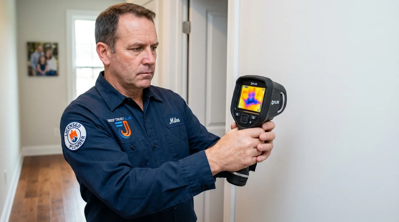 Thermal imaging leak detection by Johns Plumbing LLC in Kahoka